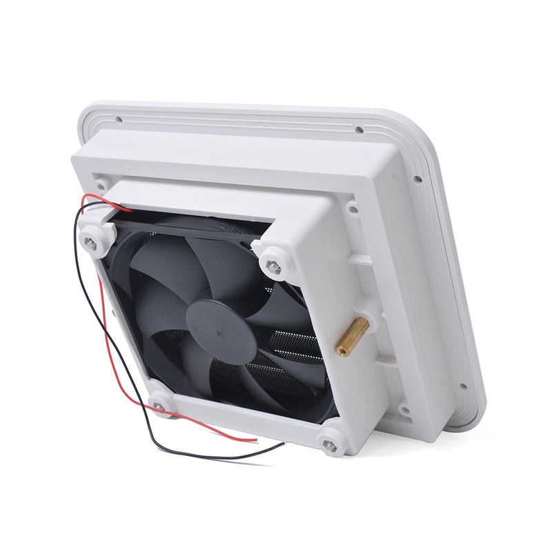 12V RV Caravan Side Air Trailer Vent Ventilation Cooling Mute Exhaust Fan