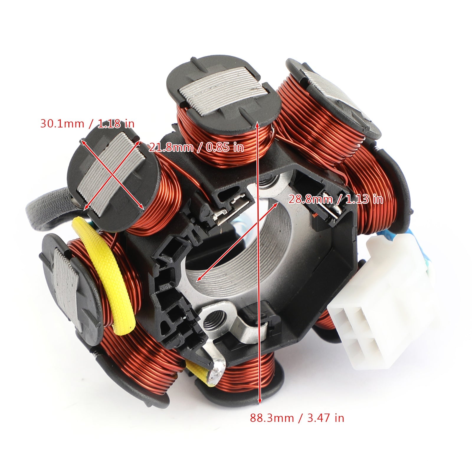 4-Pin Magneto Generator Stator Fit for Honda INNOVA ANF 125 ANF125 2007-2013 Injection Models