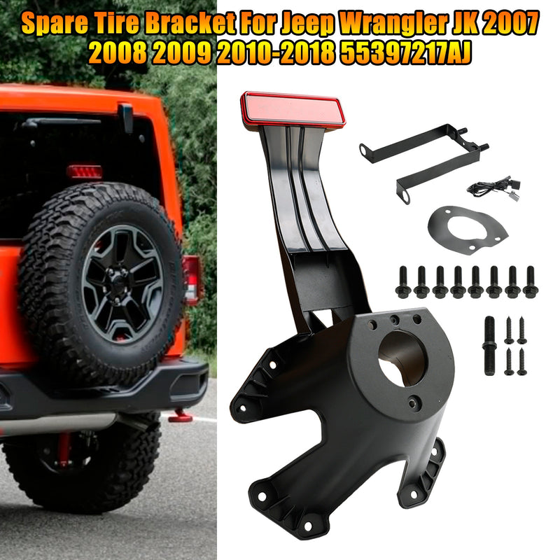 Soporte de neumático de repuesto 55397217AJ para Jeep Wrangler JK 2007-2018