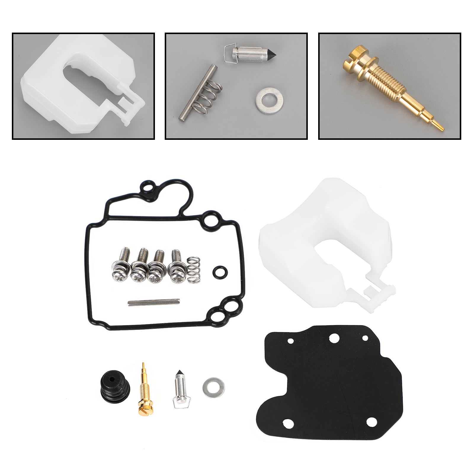 Kit de reconstrucción de carburador apto para Yamaha fuera de borda 25ps F25 motor de 4 tiempos