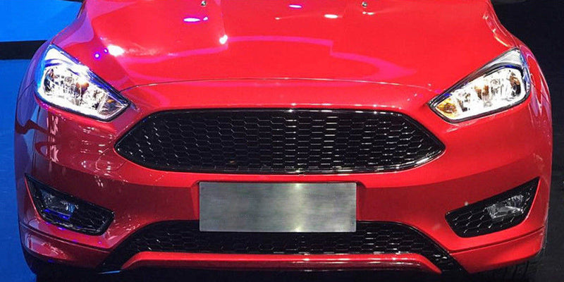 شبكة أمامية علوية على شكل قرص العسل لسيارة Ford Focus S SE ZETEC MK3 2015-2018