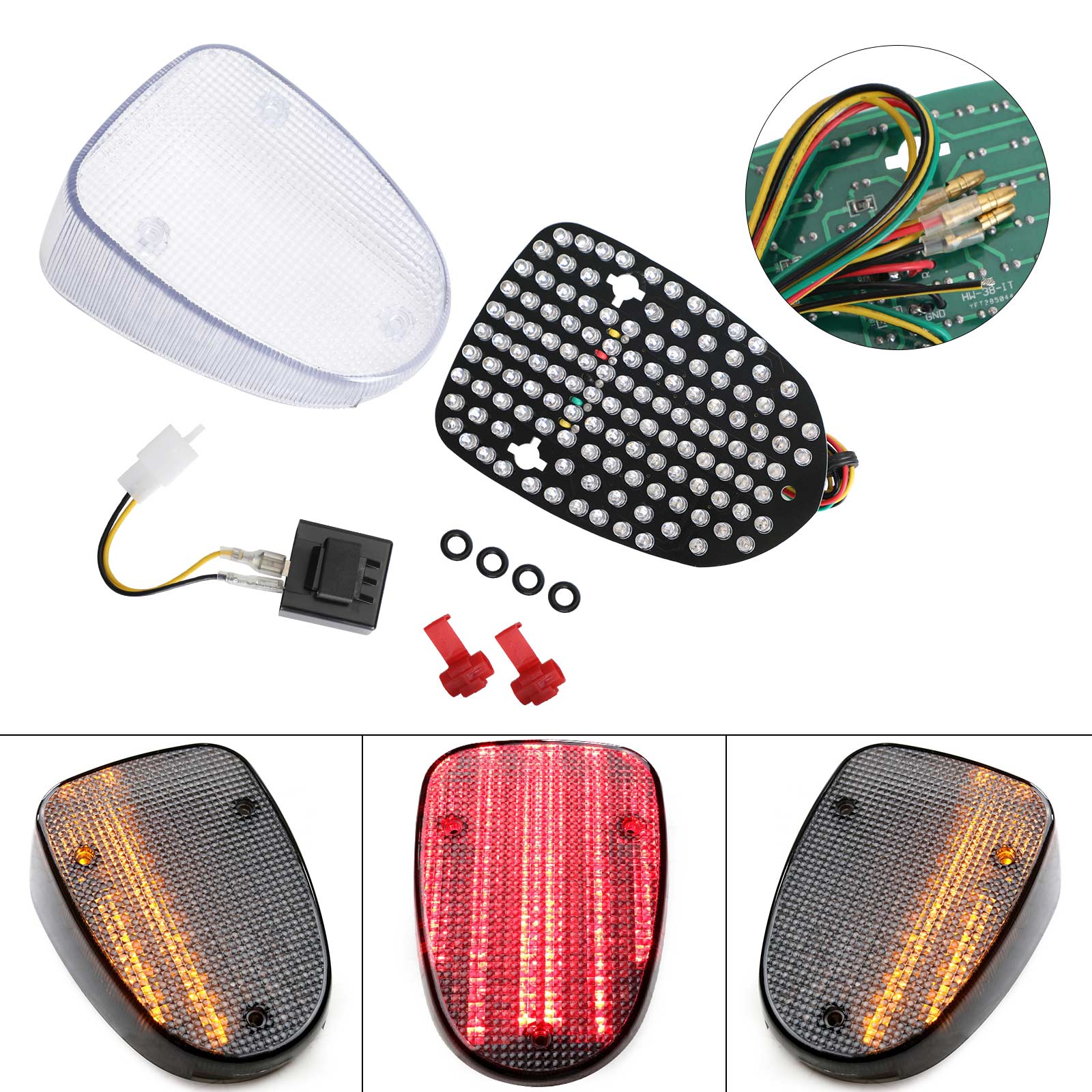 LED Tail Light Turn Signals for YAMAHA Royal Star V-Star Classic Road Star Generic