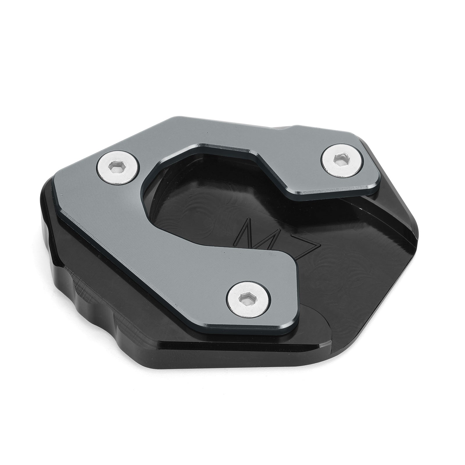 Kickstand Side Stand Extension Pad For Yamaha MT-07 FZ-07 Kickstand Side Stand Extension Pad Plate For Yamaha MT-07 FZ-07 Titanium Generic