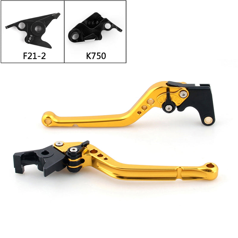 CNC Aluminum Motorcycle Long Clutch Brake Lever For Kawasaki Z900 2017-18 Black Generic