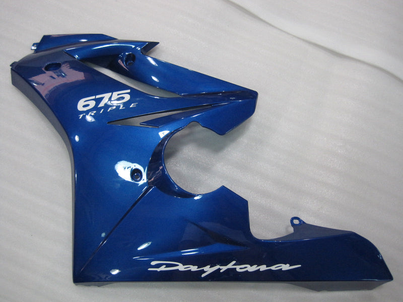 Carenados 2006-2008 Triumph Daytona 675 Azul Daytona Genérico