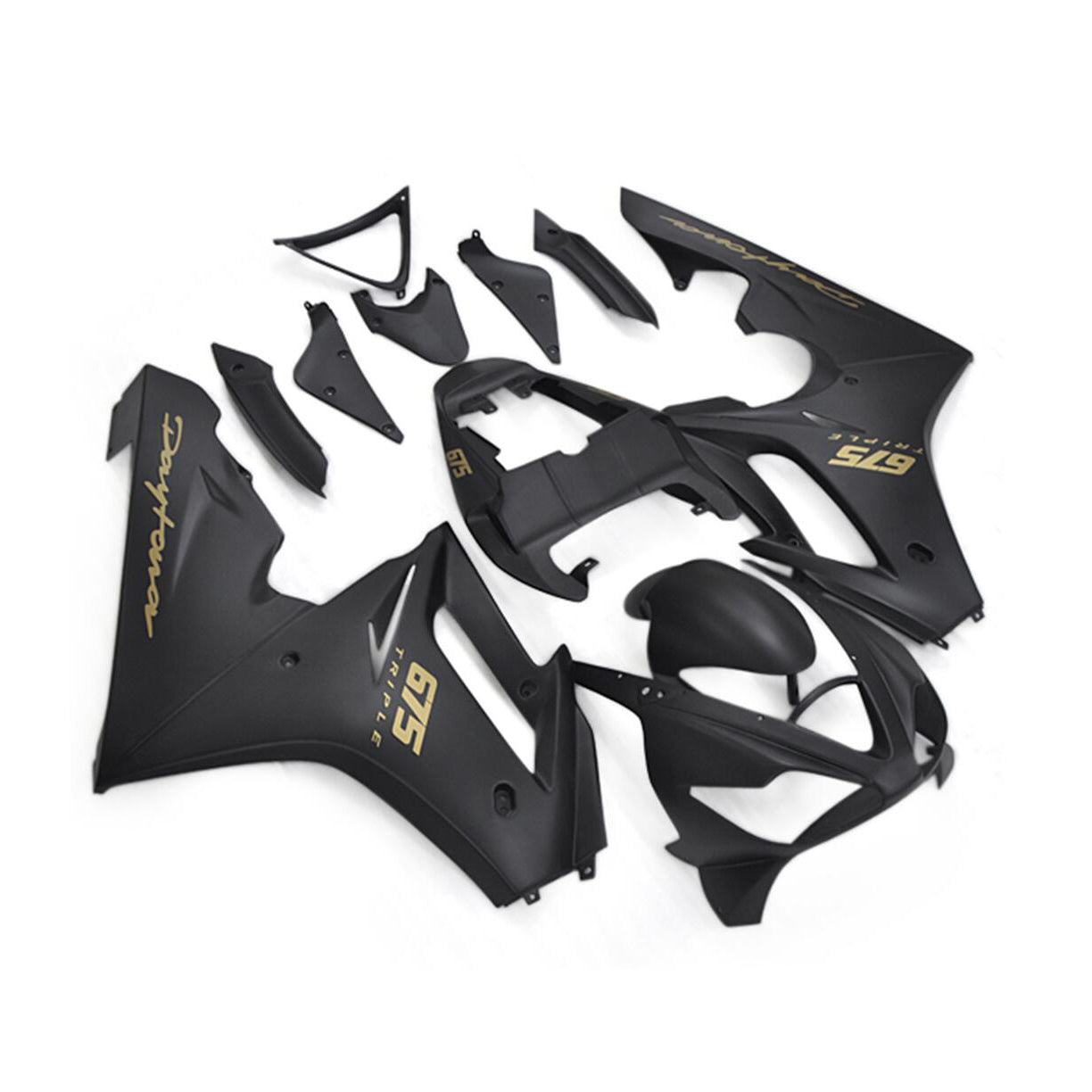 Fairings 2006-2008 Triumph Daytona 675 Black Daytona Generic