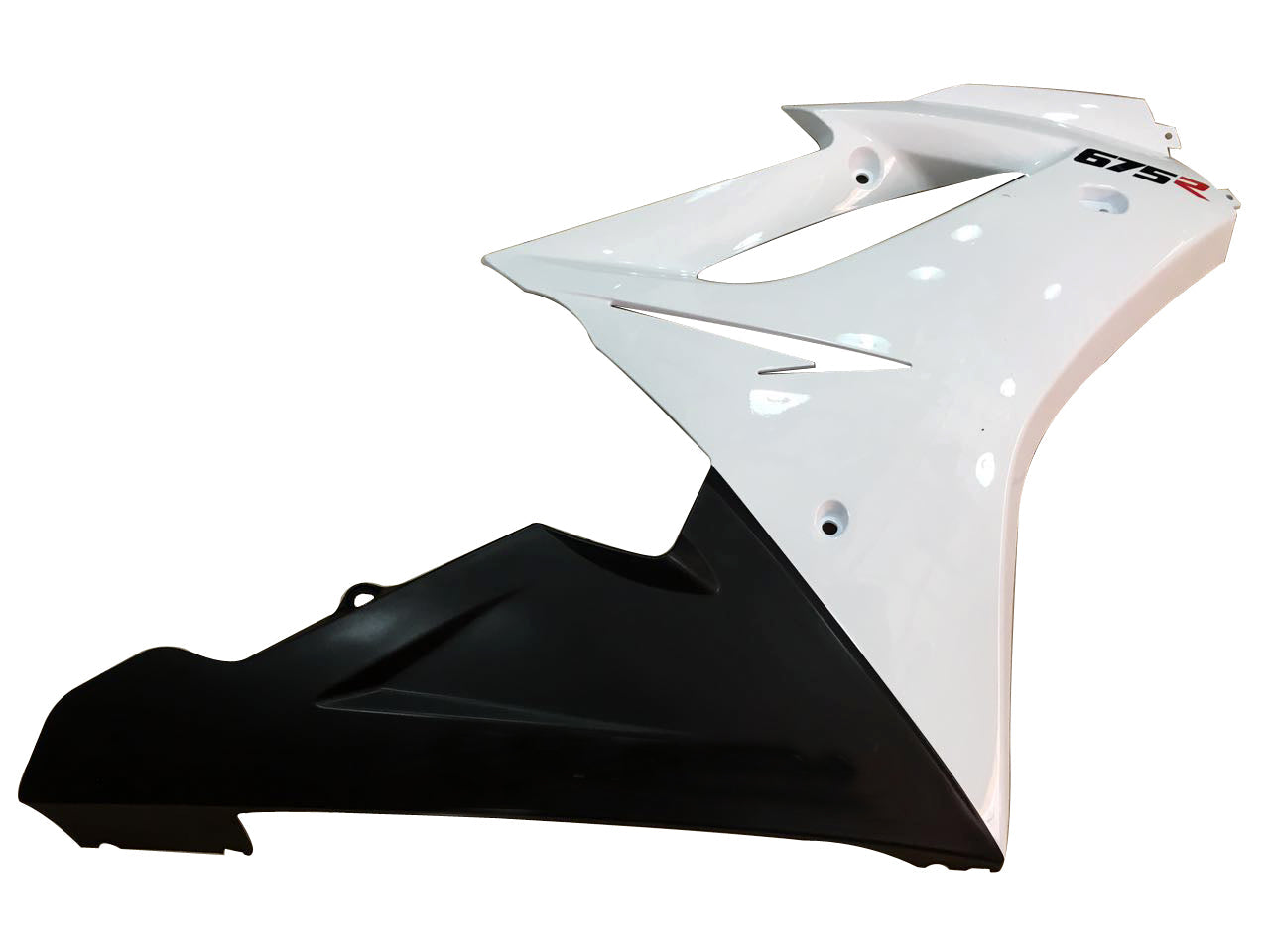 Fairings 2006-2008 Triumph Daytona 675 أبيض أسود دايتونا Generic