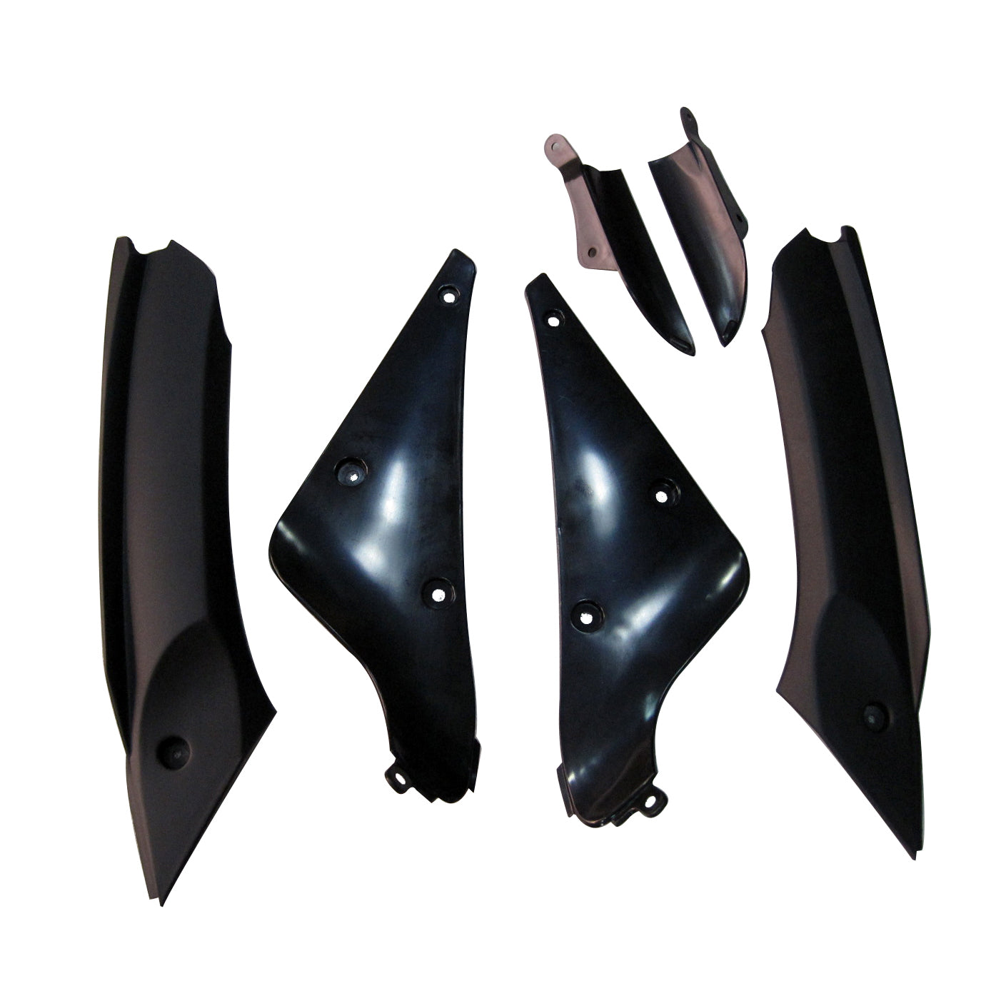 Fairings 2006-2008 Triumph Daytona 675 أبيض أسود دايتونا Generic