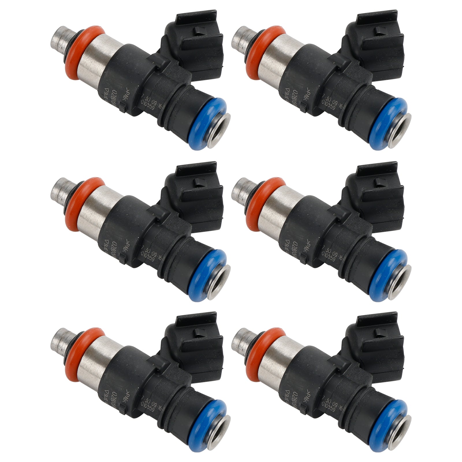 6PCS Fuel Injector 0280158189 Fit Ford Escape Fusion Fit Mazda 3.0L V6