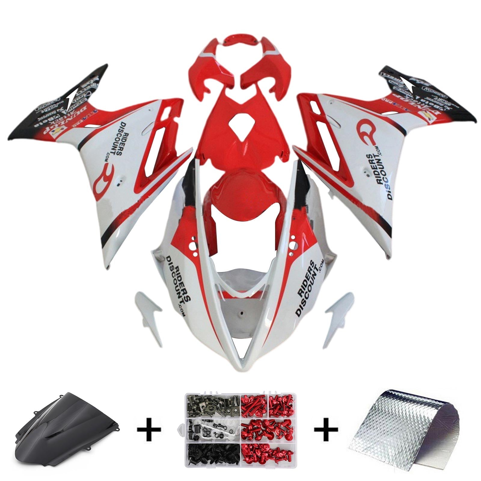 Amotopart Triumph Daytona 675 2013-2016 Fairing Kit Bodywork Plastic ABS