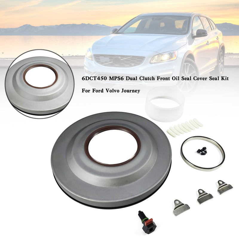 2007-2010 Chrysler Sebring 2.0L 2.2L 6DCT450 MPS6 Dual Clutch Front Oil Seal Cover Seal Kit