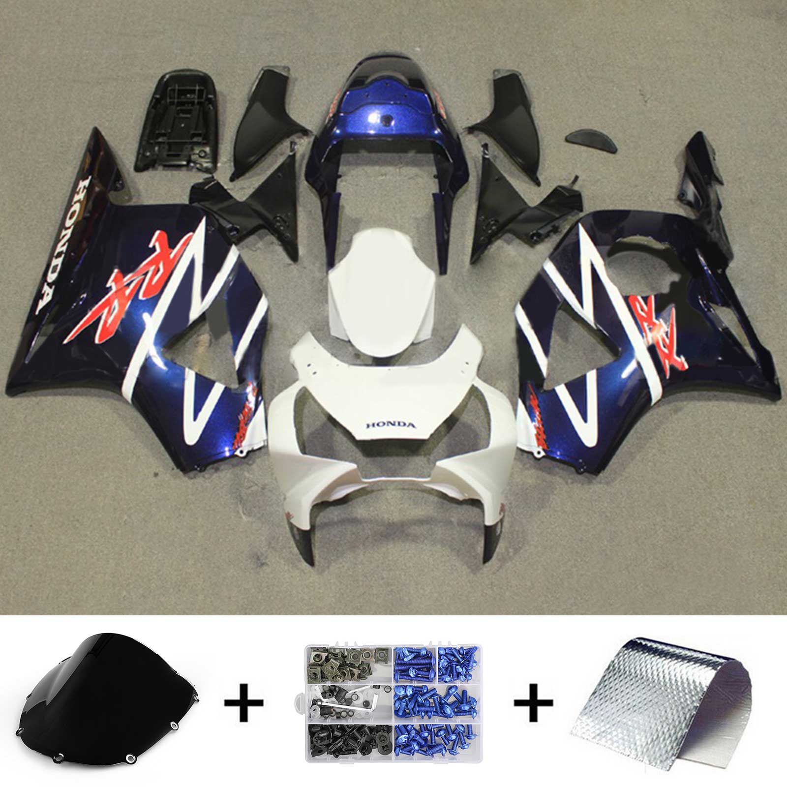 Honda CBR954 2002-2003 Fairing Kit Bodywork Plastic ABS