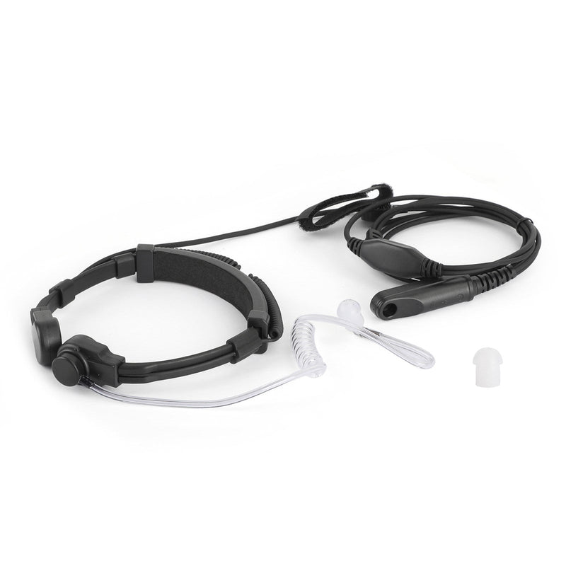 Tactical Throat Mic Headset Fit for Baofeng UV-9R Plus BF-9700 BF-A58 UV-82WP