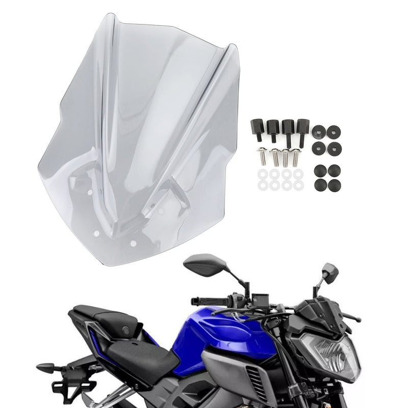 ABS البلاستيك دراجة نارية الزجاج الأمامي لياماها MT125 2015-2019 عام