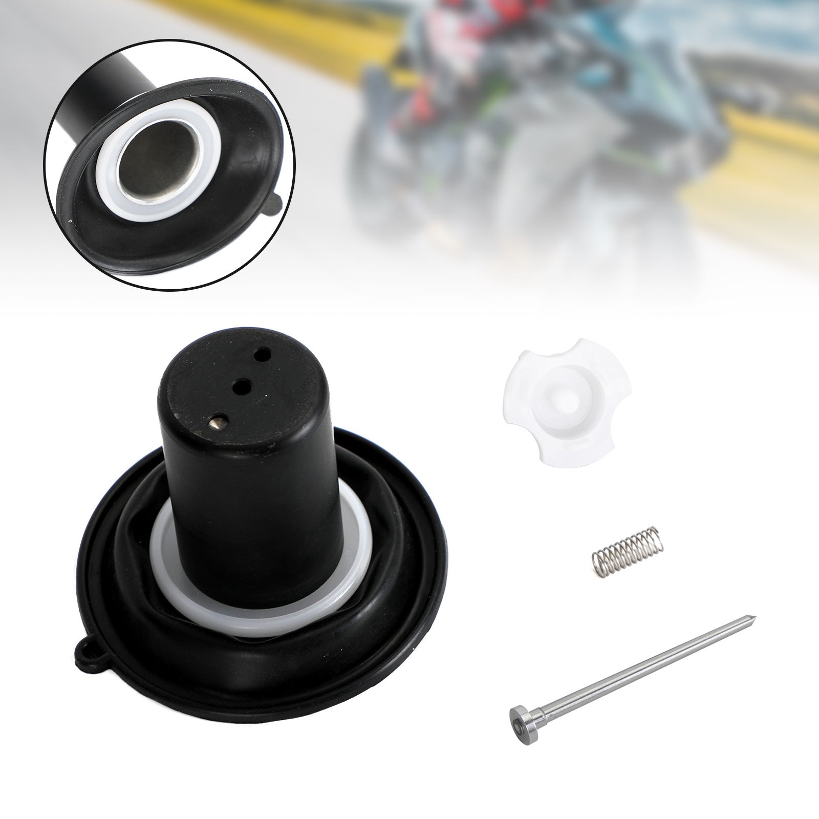 Diafragma de carburador apto para Scooter ATV 172MM CF250 CH250 ELITE CN250 YY250T genérico