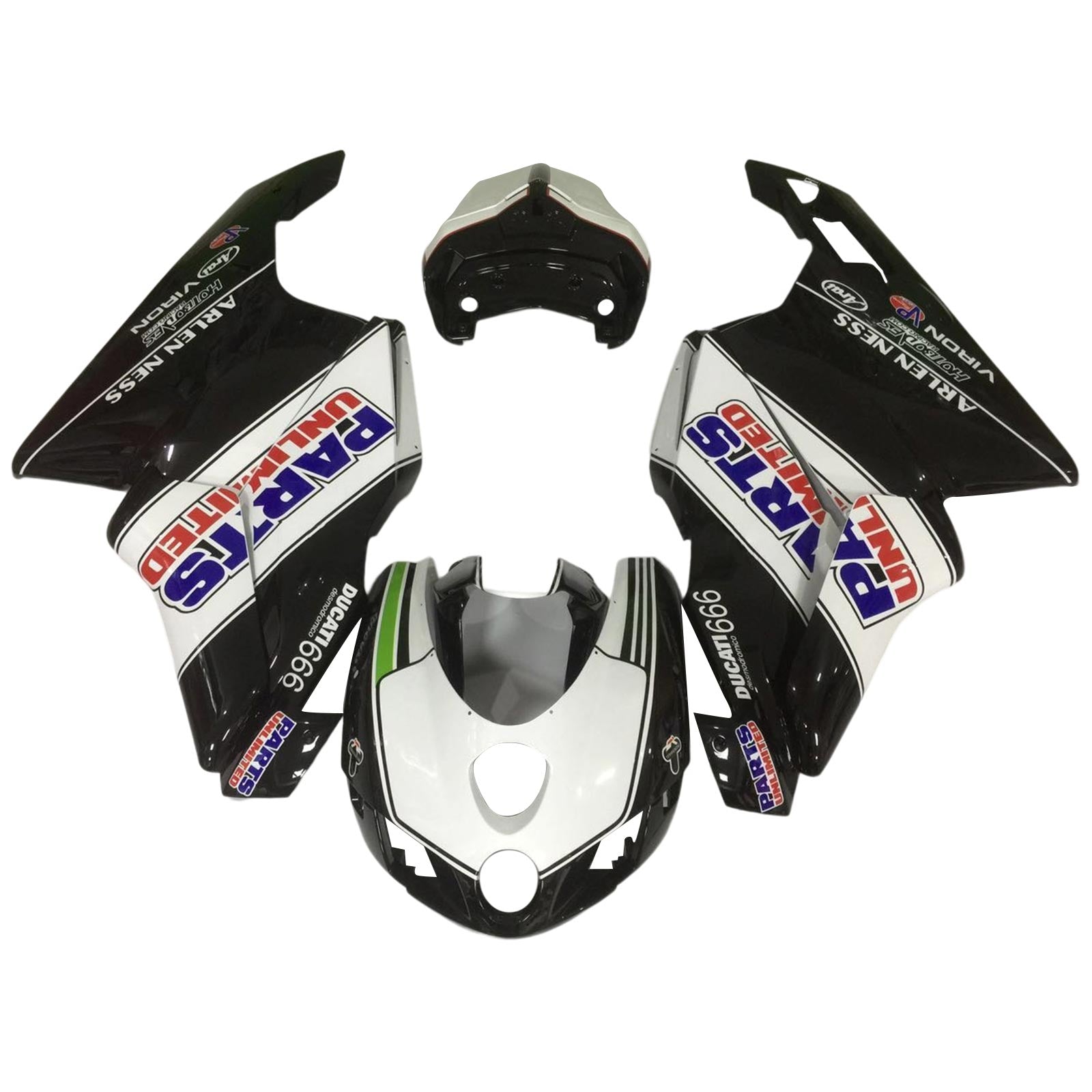 Ducati 999 749 2003 2004 Kit Carenado Carrocería ABS