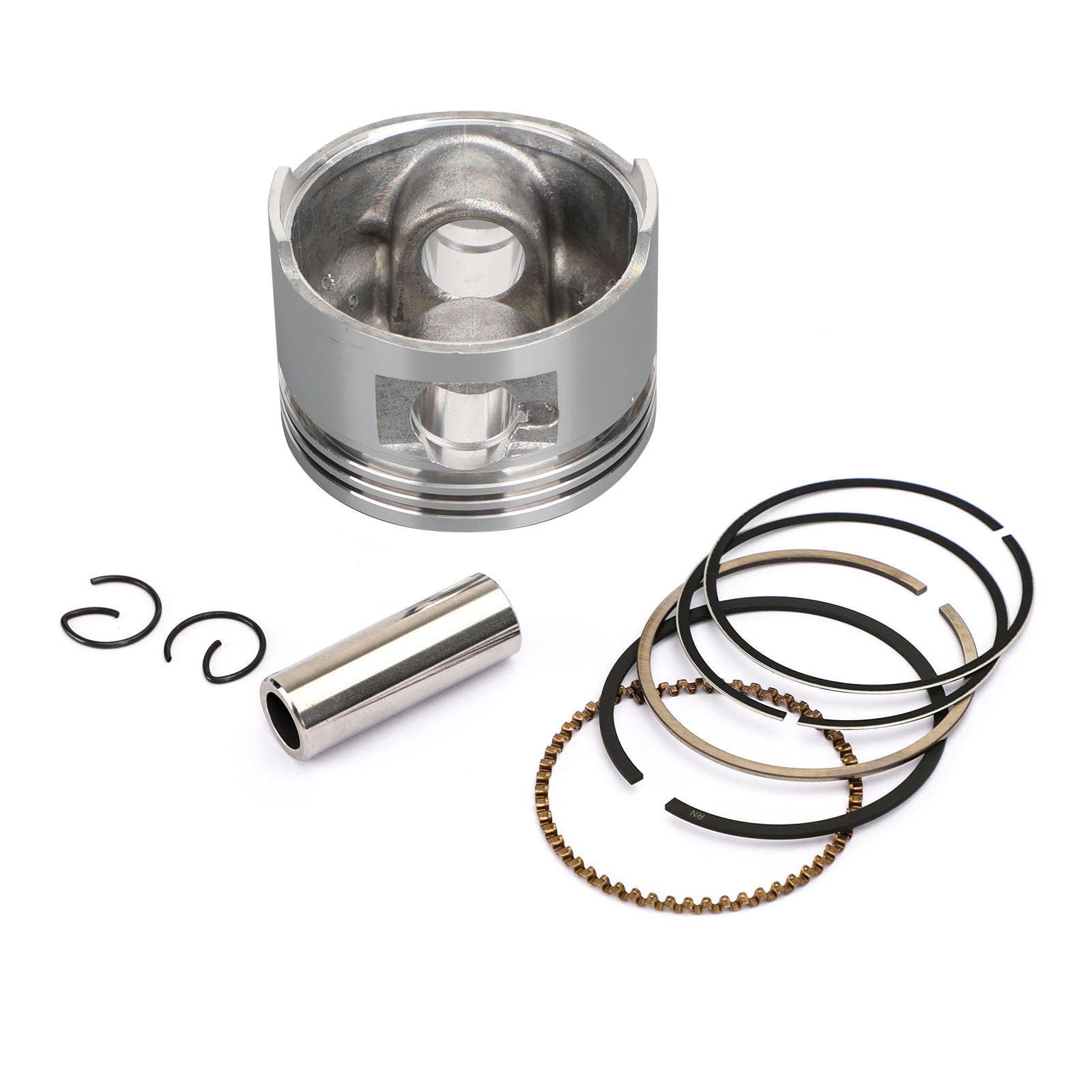 Piston Ring Pin Clip Kit Std 47Mm Para Yamaha Raptor Yfm 90 Yfm90R Atv 2009-2013 Genérico