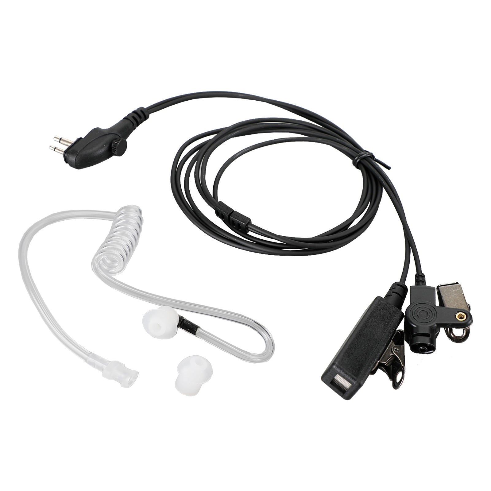 Auriculares de tubo de aire acústico PTT aptos para HYT TC-518 TC-580 TC-600 TC-610 TC-618