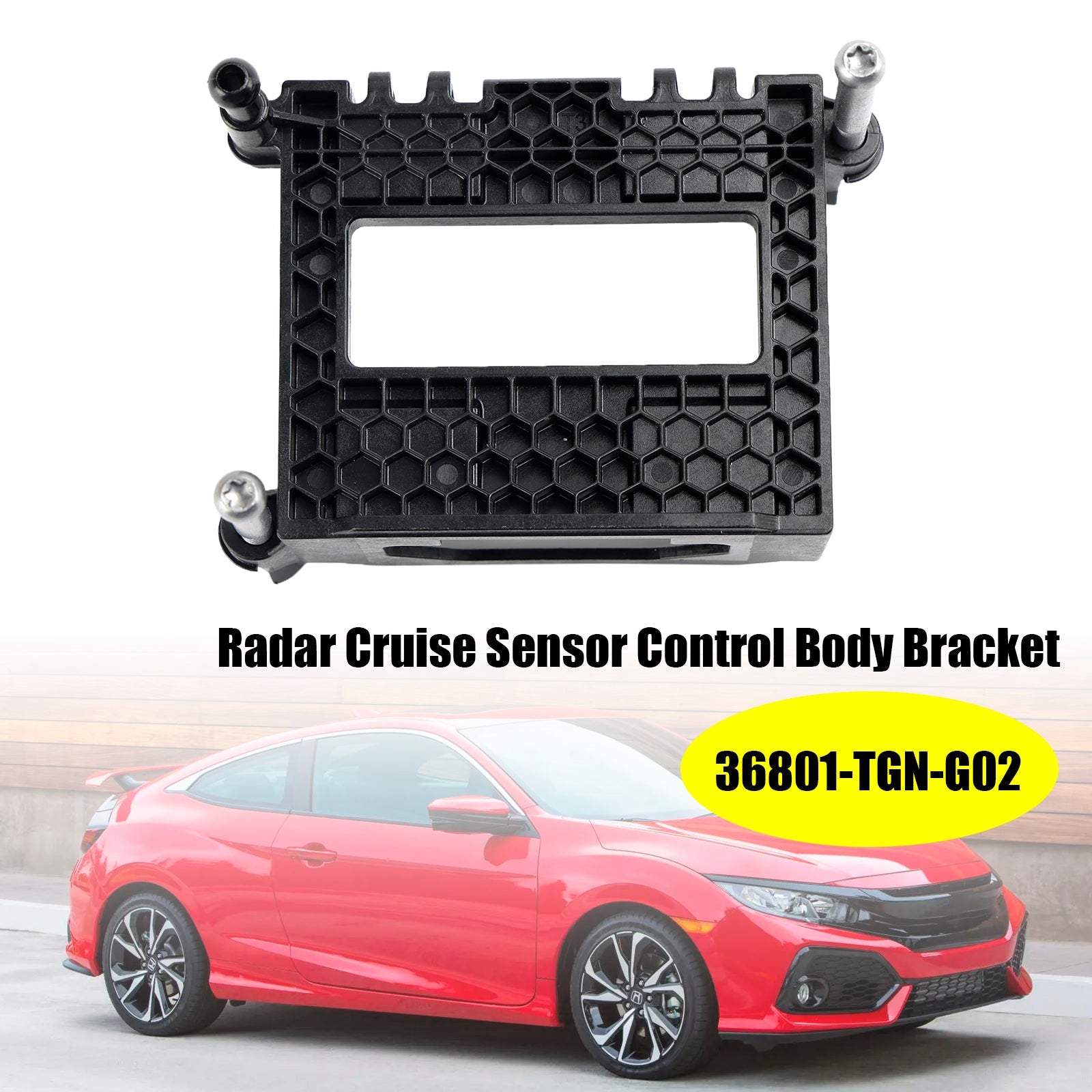 Soporte del cuerpo de Control del Sensor de crucero de Radar 36801-TGN-G02 para Honda Civic 2018-2021