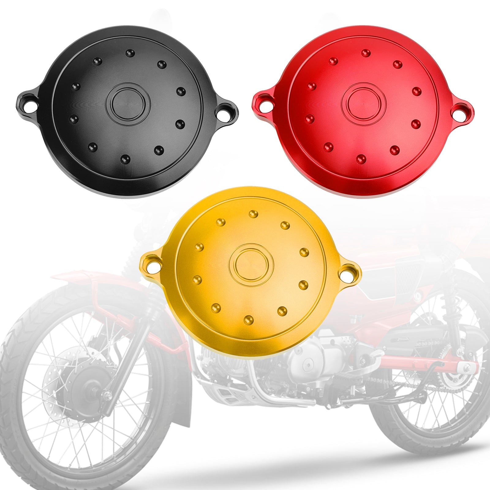 Tapa Lateral Culata Para Honda C/Ct125 Cub110 Trail Grom Msx Monkey Cub Rojo