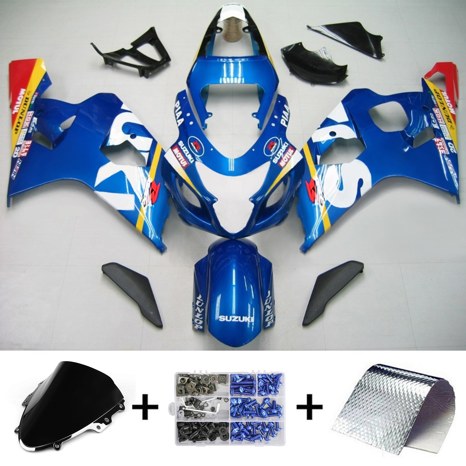 Suzuki GSXR 600/750 2004-2005 Fairing Kit Bodywork Plastic ABS