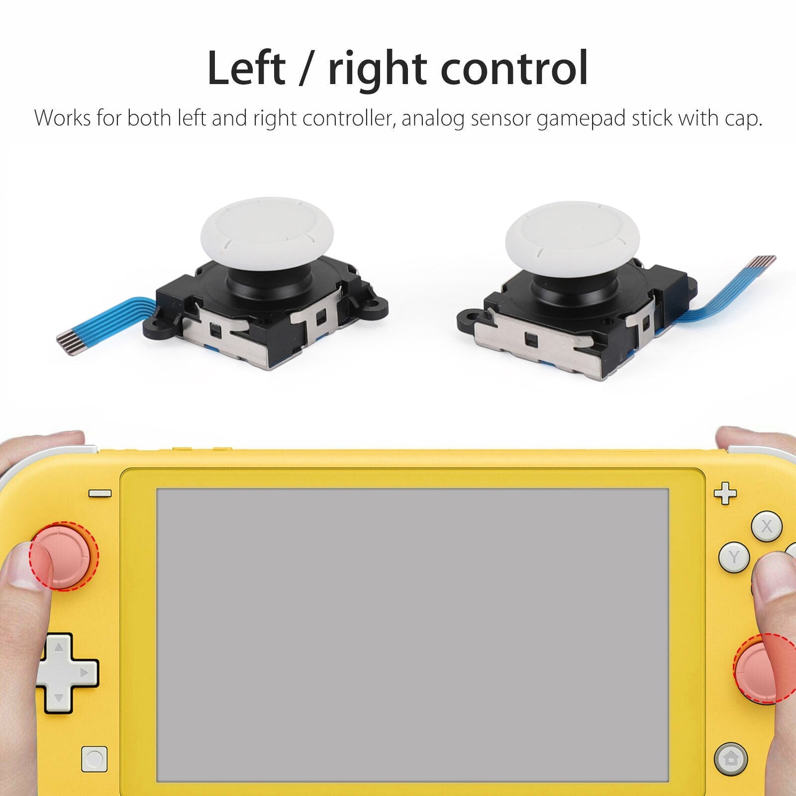 19in1 Repair Set 3D Analog Sensor Stick + Tool Fit for Switch Lite Joystick