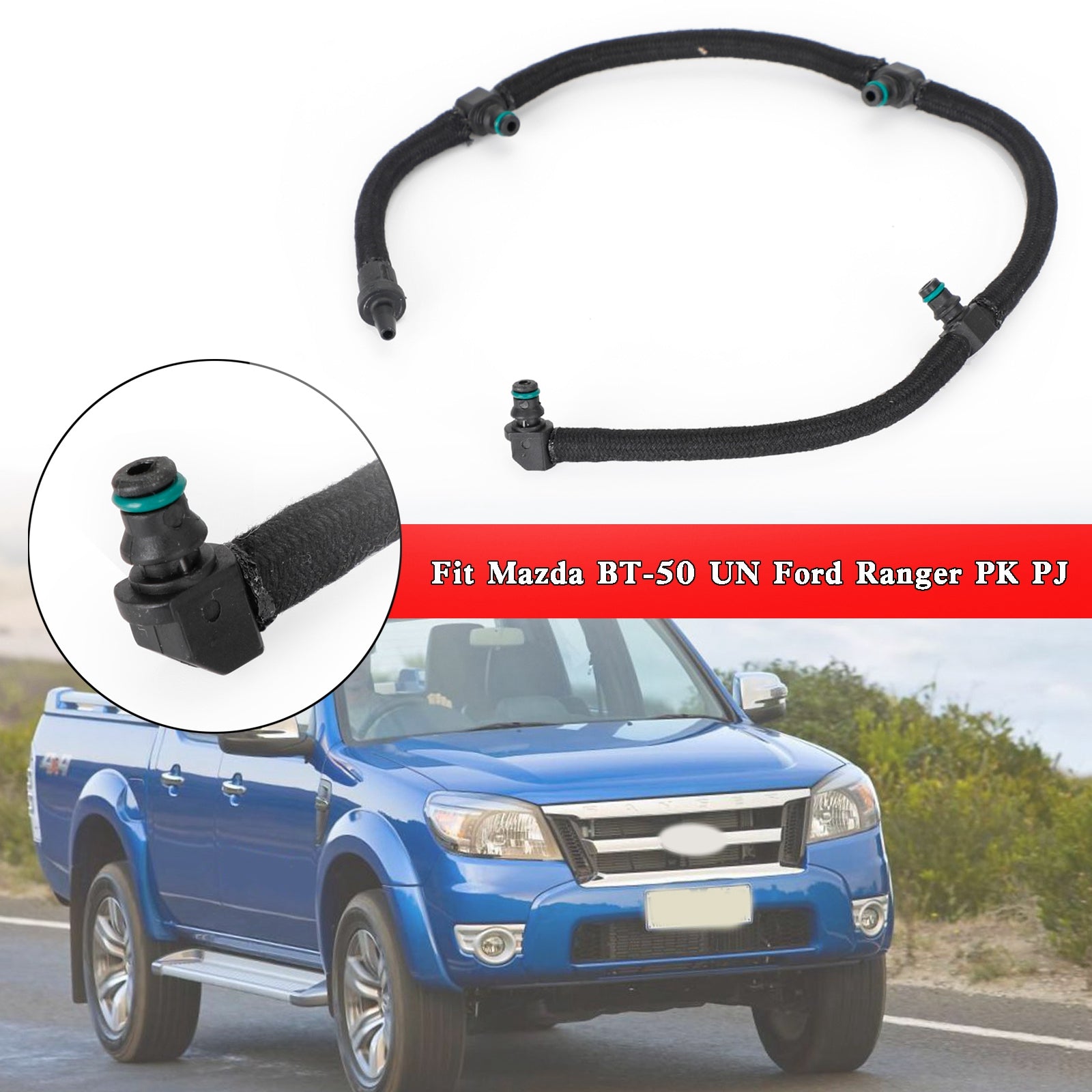 Fuel Injector Return Hose WE011349Y Fit Mazda BT-50 UN Ford Ranger PK PJ Generic