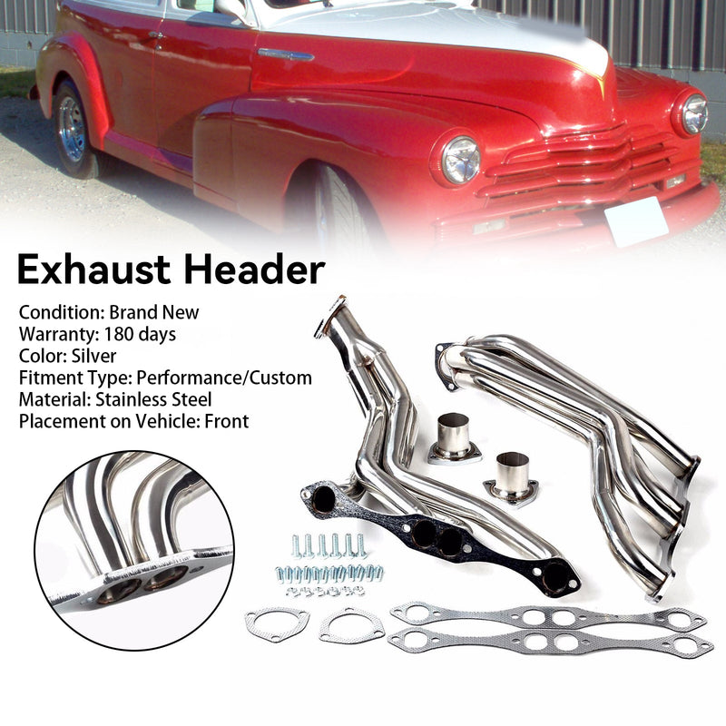 Chevrolet 1935-1948 Small Block Stainless Steel Manifold Header