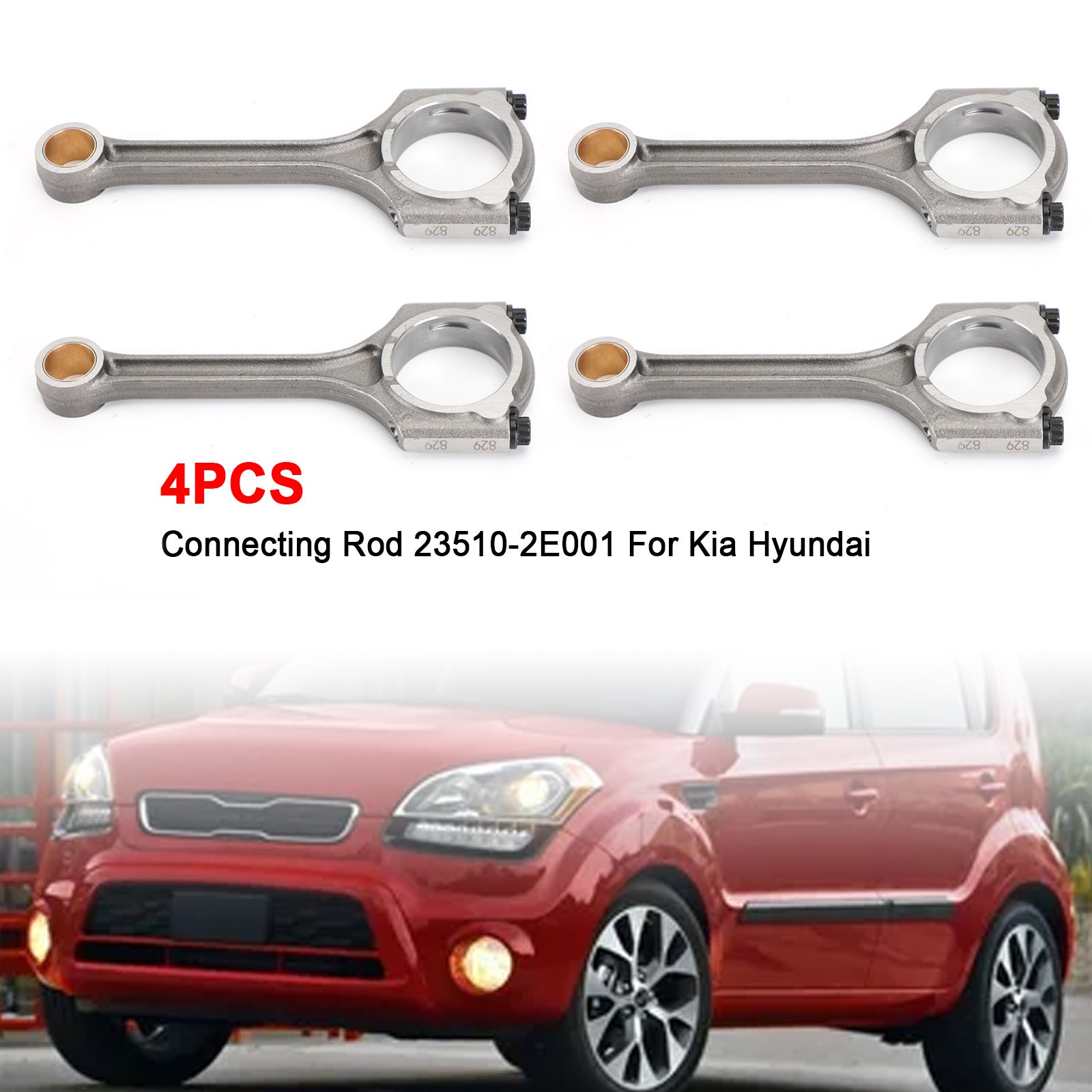 Connecting Rod 23510-2E001 For 12-2019 Kia Soul 13-2018 Hyundai Tucson 2.0L