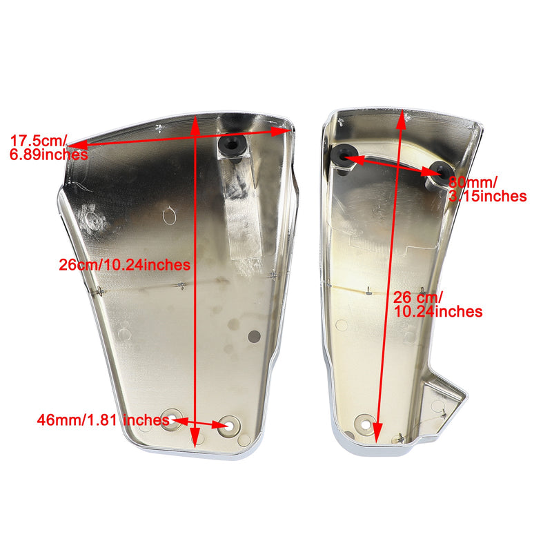 Cubierta lateral de batería apta para Softail M8 Breakout Fat Boy FXDR Fat Street 2018-2020 genérico