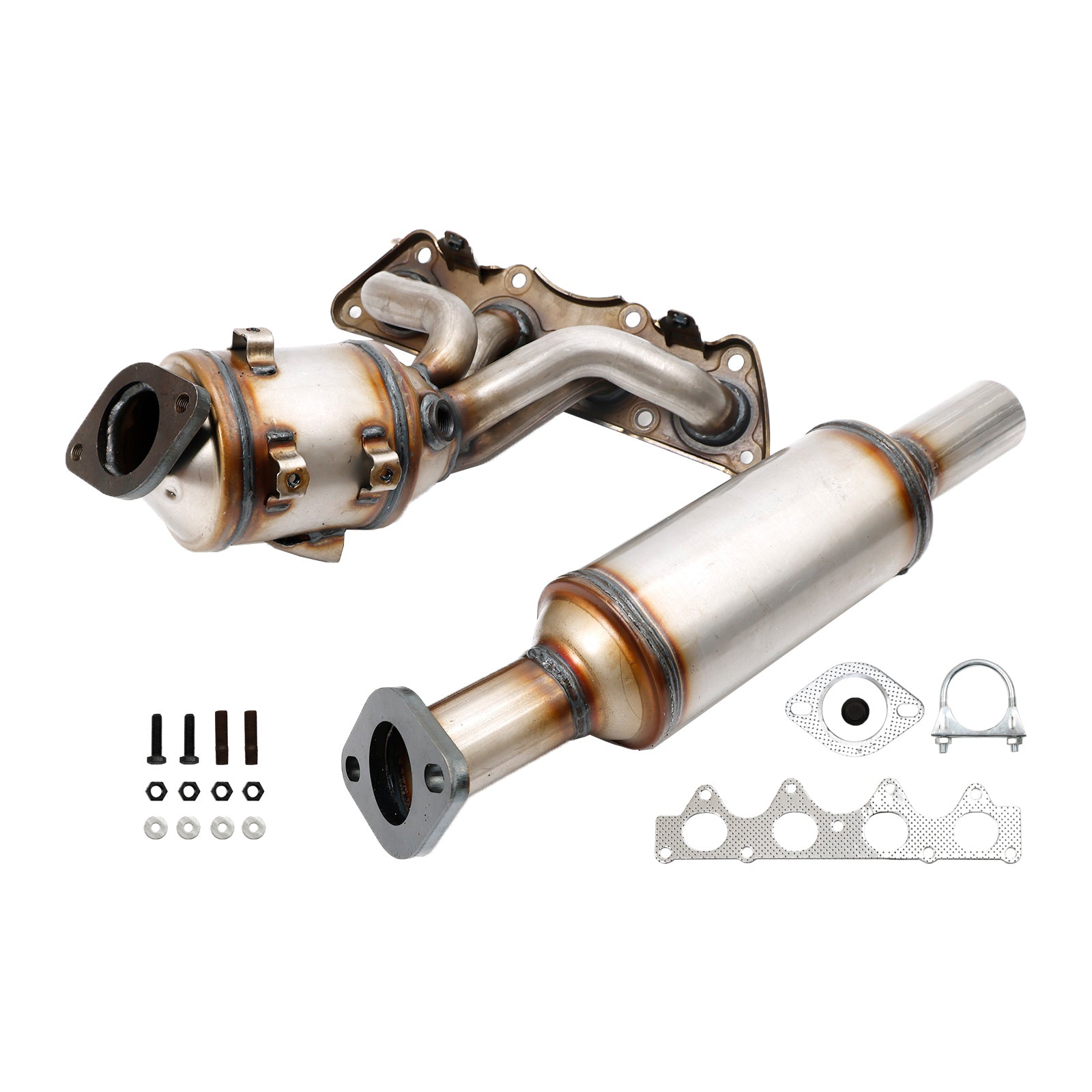 Manifold & Rear Catalytic Converters Fit For Kia Soul 1.6L 2012-2019