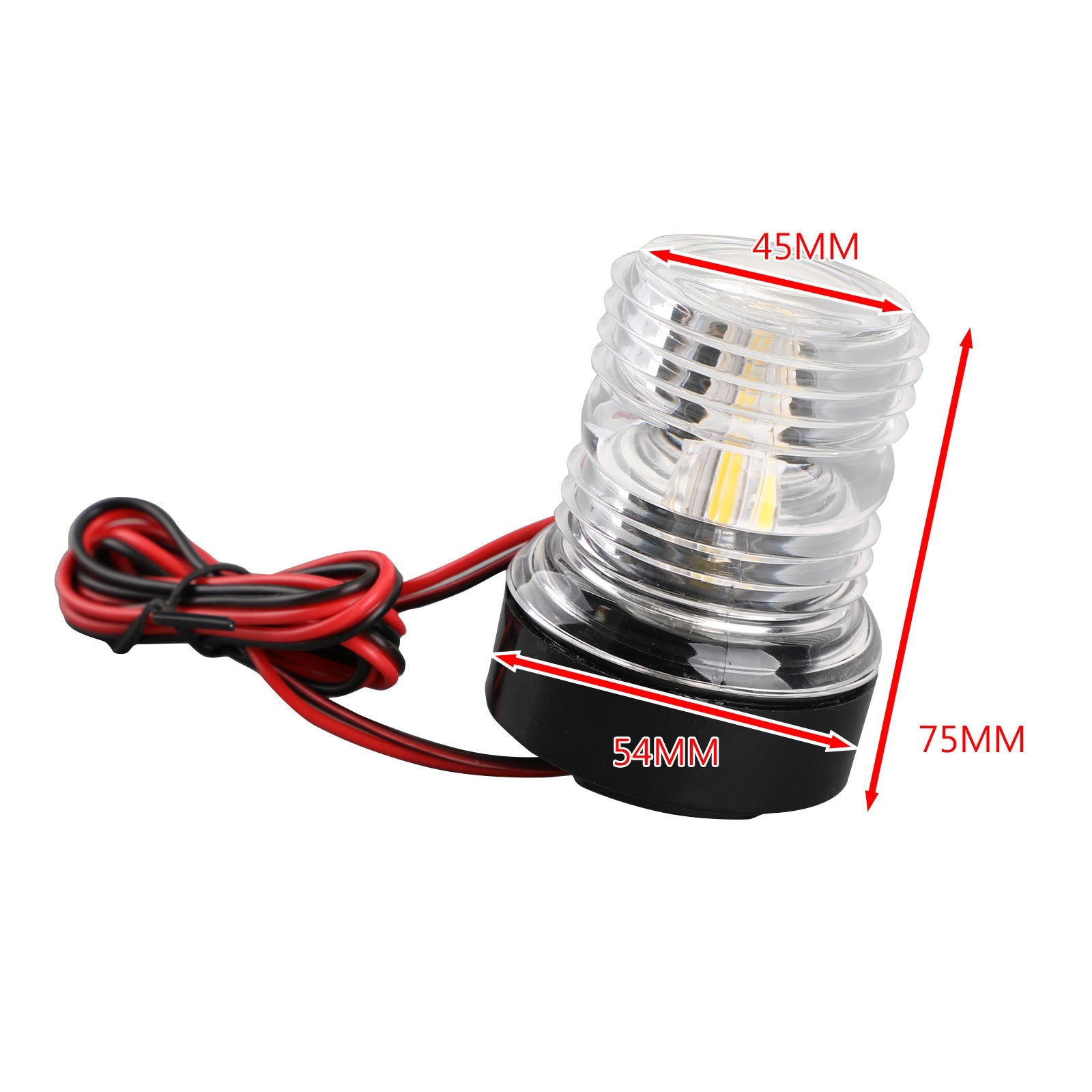 12V LED Navigation Signal Light Anchor Vessel Round Lamp For Marine Boat Yacht