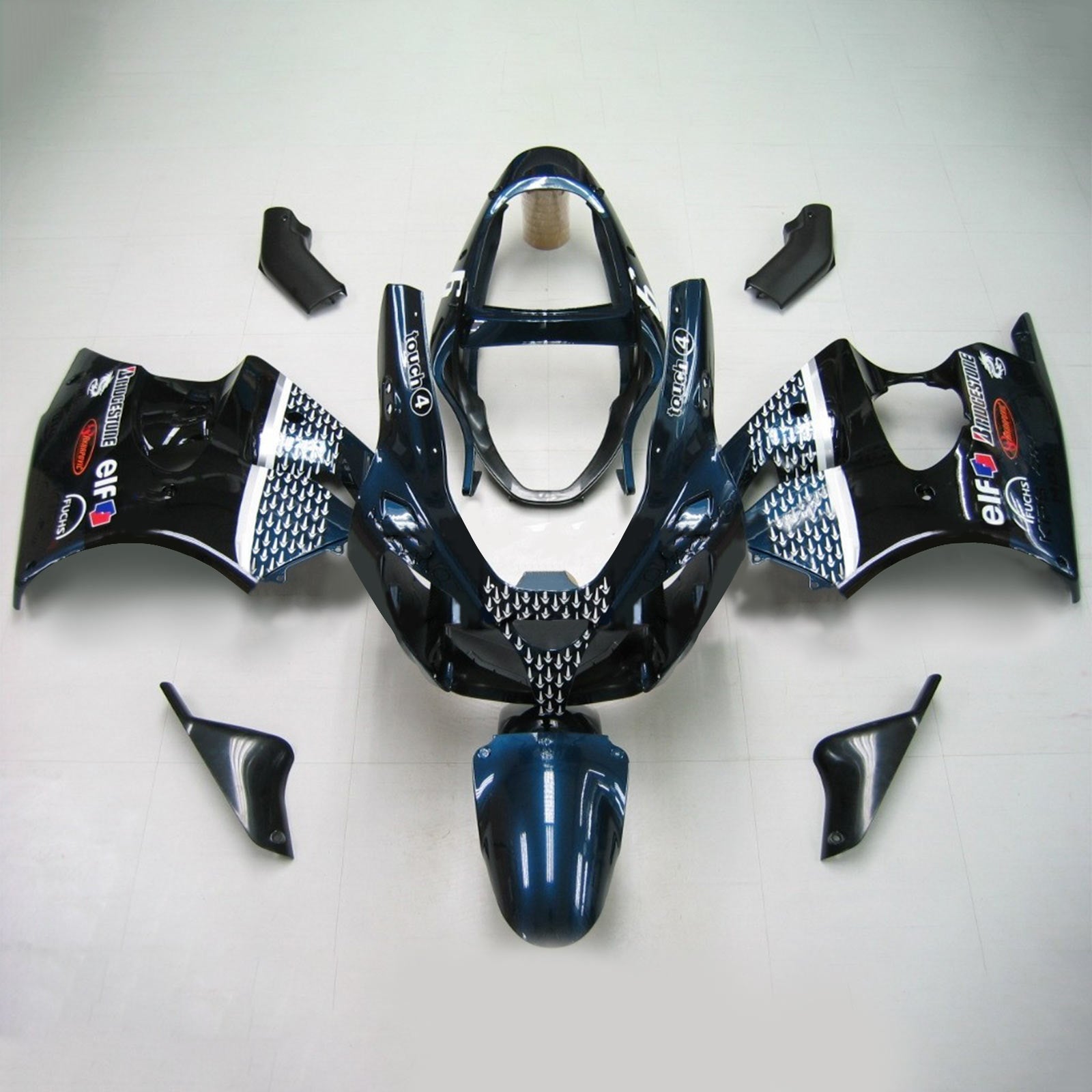 Kit Carenado Para Kawasaki ZX6R 636 2000-2002 Genérico