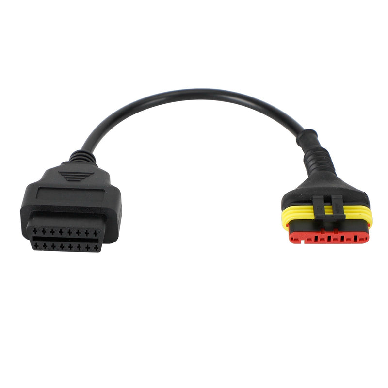 Cable de escáner adaptador de lector de código de diagnóstico OBD2 de 6 pines para motocicleta Benelli