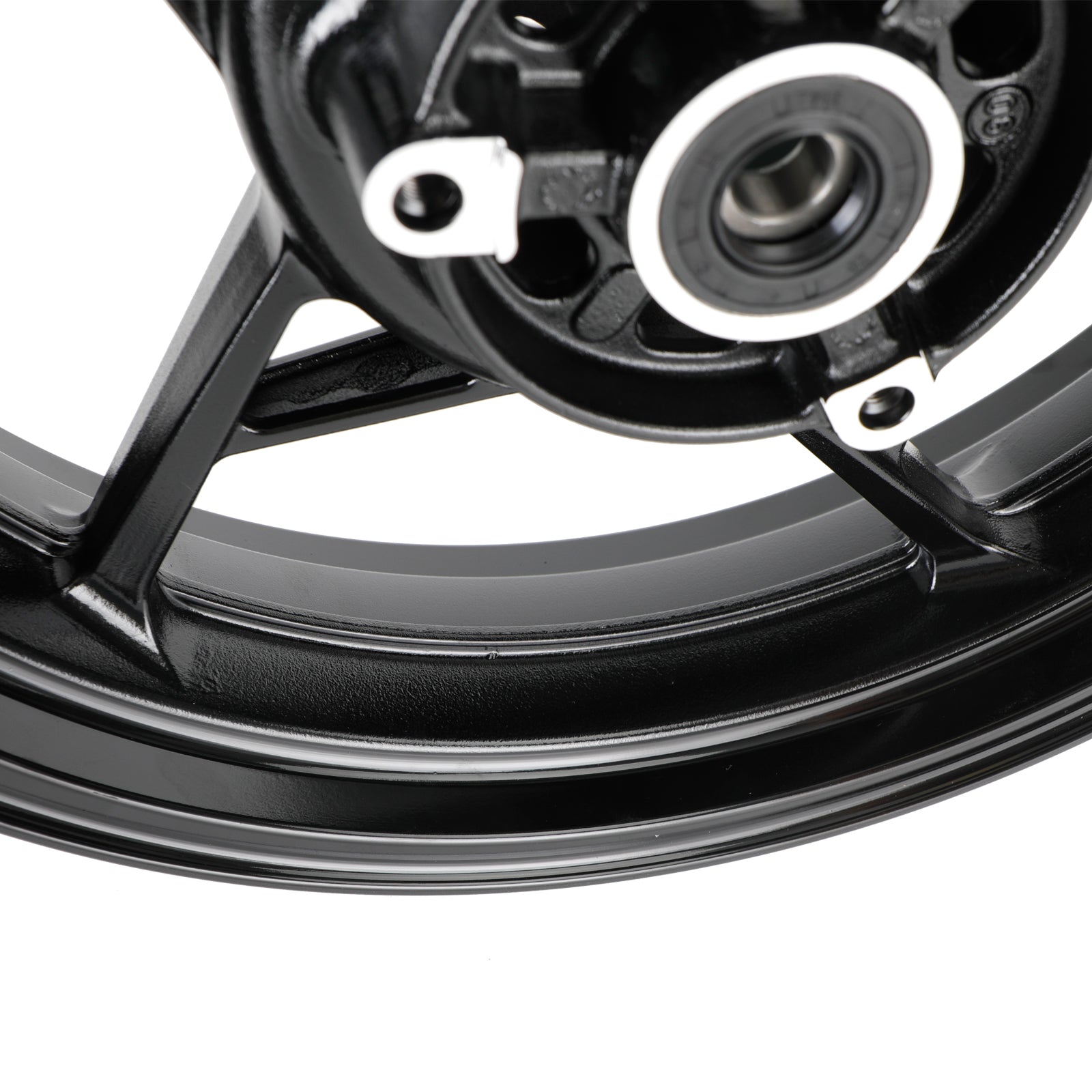 Black Rear Wheel Back Rim For Kawasaki Z400 EX400 Ninja 400 ABS 2018-2023 Generic