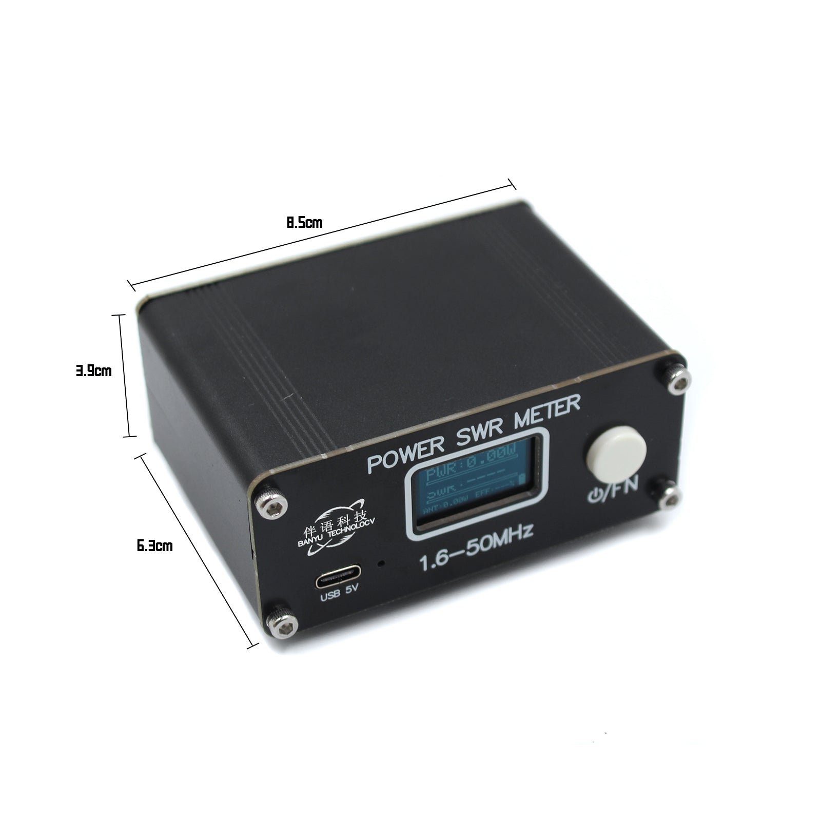 QRP 150W 1,6-50MHz SWR HF medidor de onda corta de onda estacionaria SWR/medidor de potencia FM/AM/CW