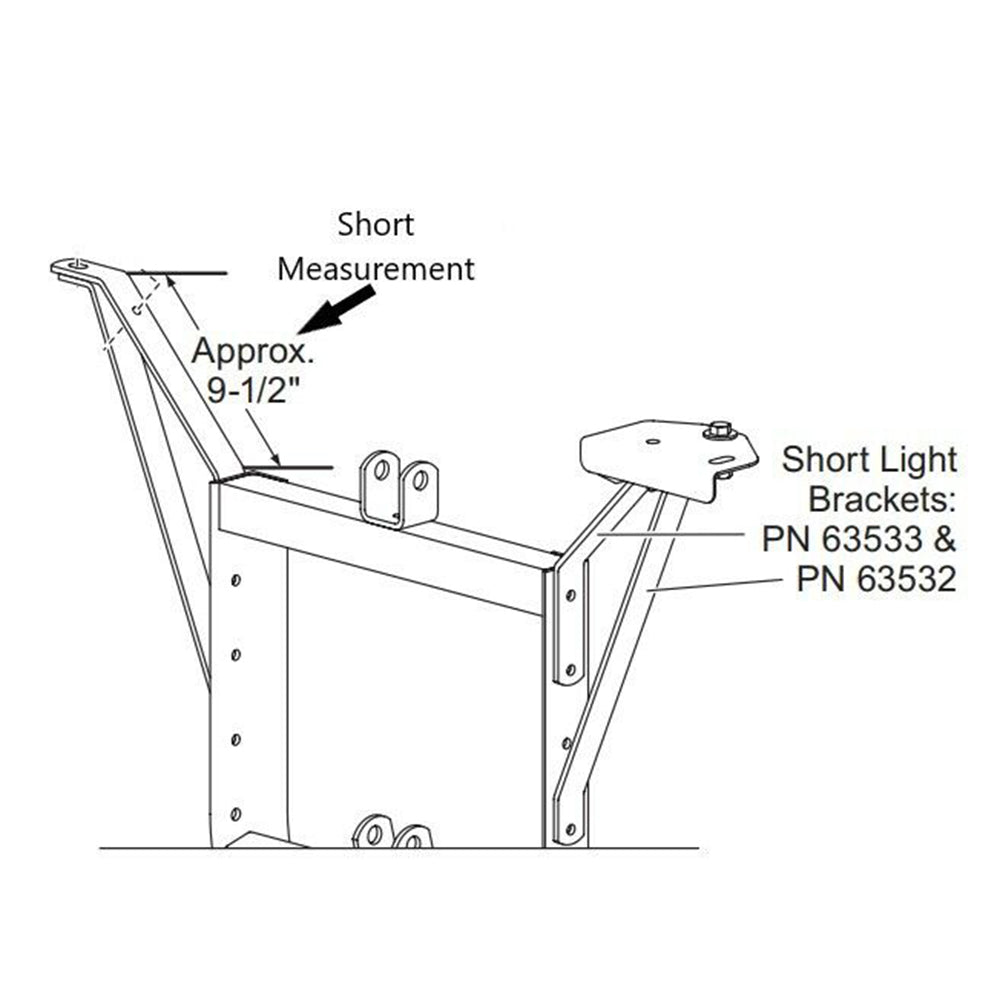 26347 26377 11 Pin Plow Side Light Harness لـ Western Fisher Blizzard