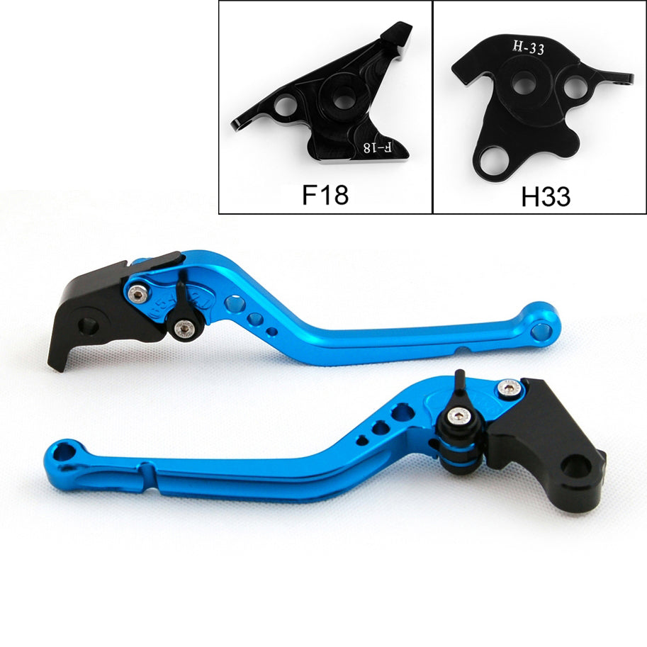 Long Brake Clutch Levers For Honda 10-13 CBF1000/A 13-15 CB1100/GIO Black Generic