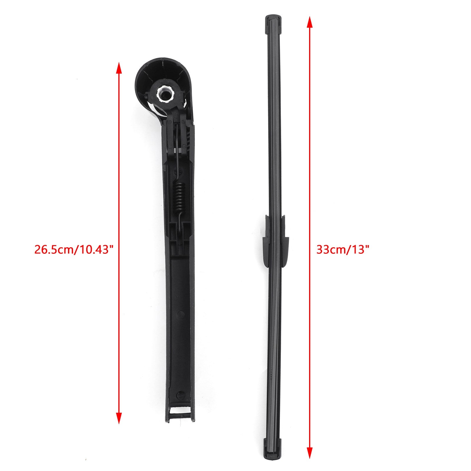 Rear Window Windshield Wiper Arm Blade For VW POLO 9N BJ 2001-2009 Black Generic