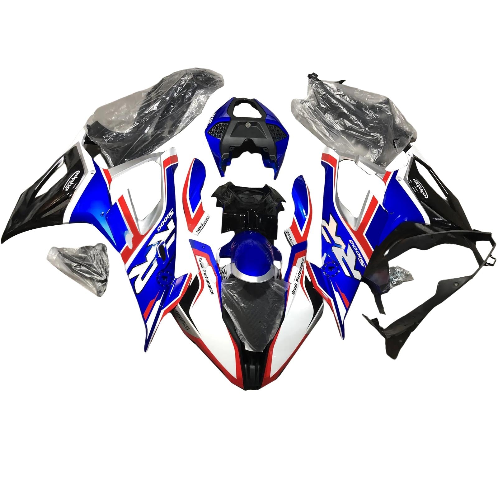 Amotopart BMW M1000RR S1000RR 2019-2022 Fairing Kit Bodywork Plastic ABS