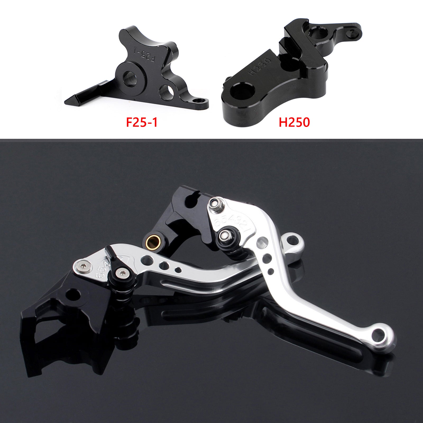 Short Clutch Brake Lever fit for Honda CBR500R/CB500F/X 19-21 CBR300R 19-21 Generic