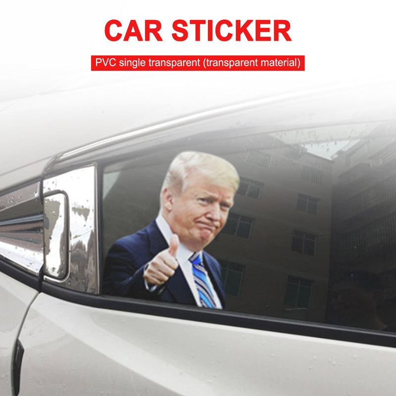 ملصق لشخص السيارة لعام 2020 نافذة جانبية للركاب في الانتخابات الرئاسية ترامب