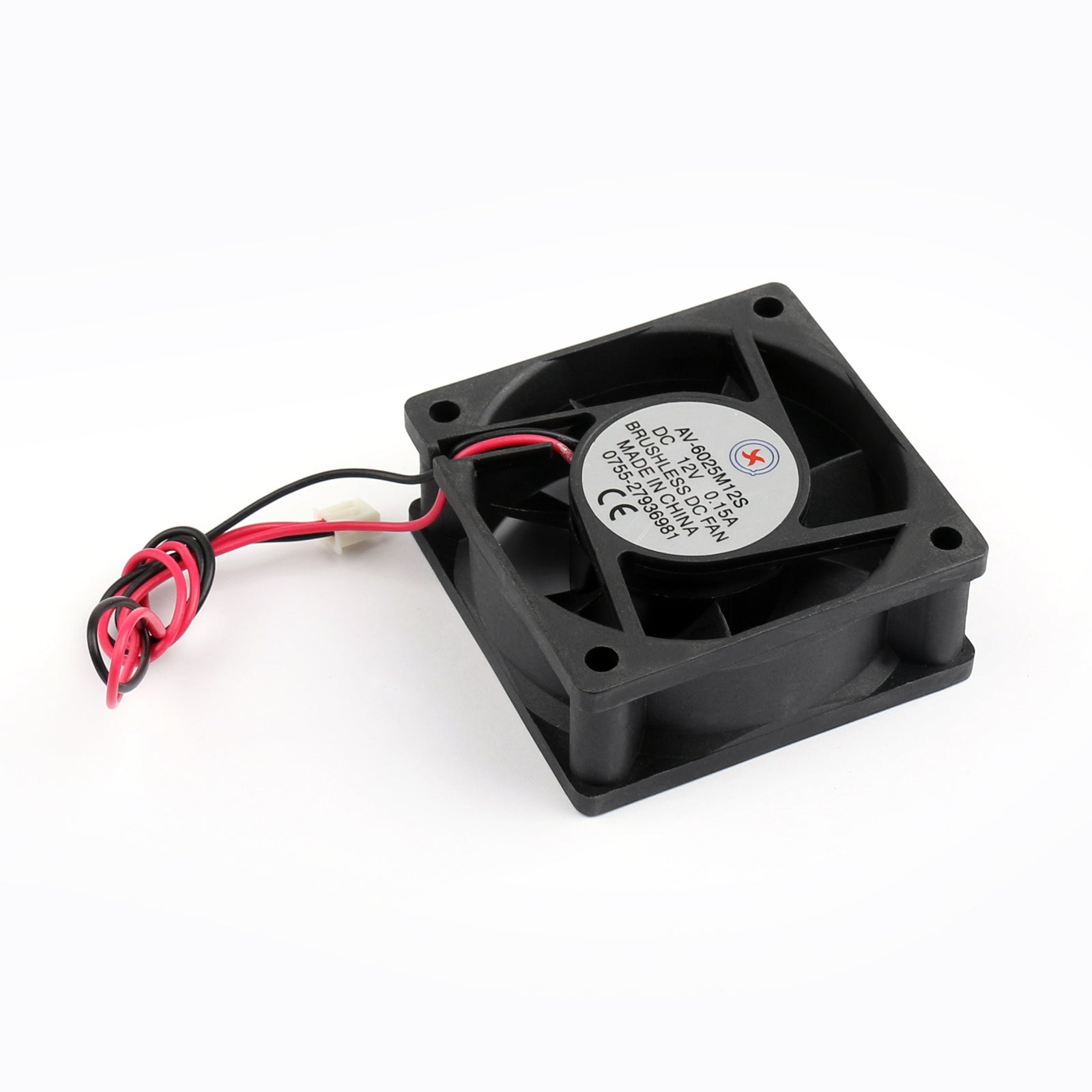 4Pcs DC Brushless Cooling Fan 12V 0.15A 6025s 60x60x25mm 2 Pin CUP Computer Fan