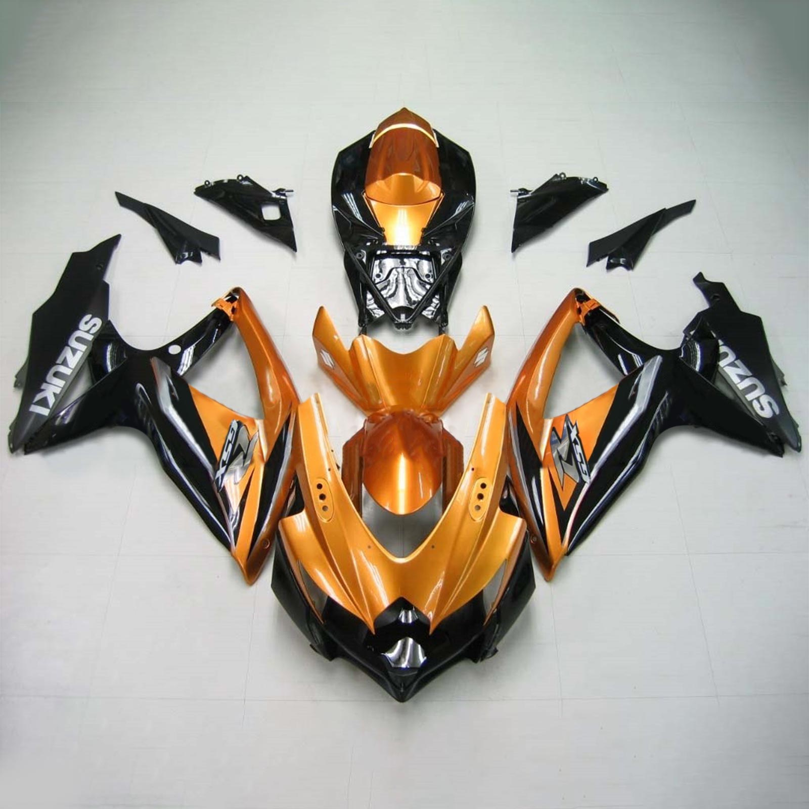 سوزوكي GSXR 600/750 2008-2010 الهدايا المجمعة هيكل السيارة البلاستيك ABS K8