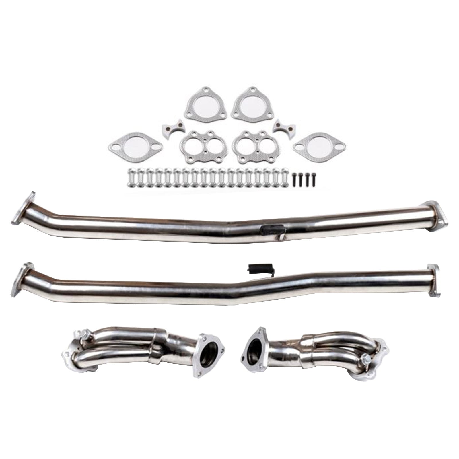 Stainless Steel Exhaust Downpipe Fit for 1990-1996 Nissan 300ZX Z32 Turbo 3.0L