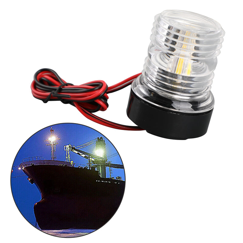 12 فولت LED الملاحة إشارة ضوء مرساة سفينة مصباح دائري لليخوت مركبة بحرية