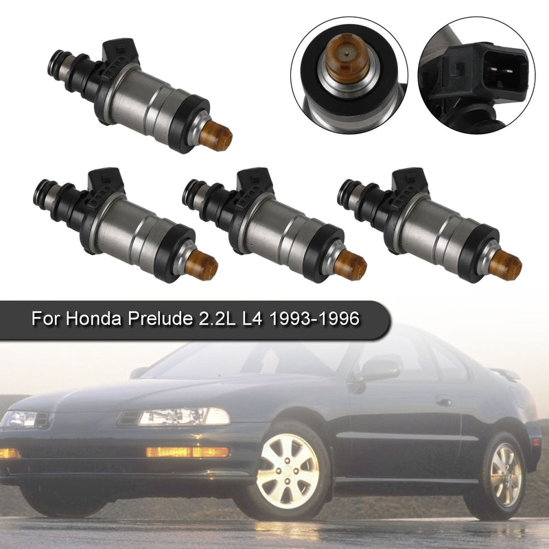 1993-1996 Honda Prelude 2.2L VTEC 4PCS Inyectores de combustible 06164-P0F-000