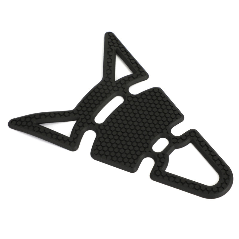Protector de almohadilla de tanque de goma 3D para motocicleta, adhesivo para columna vertebral de motocicleta, apariencia genérica de "orejas de gato"