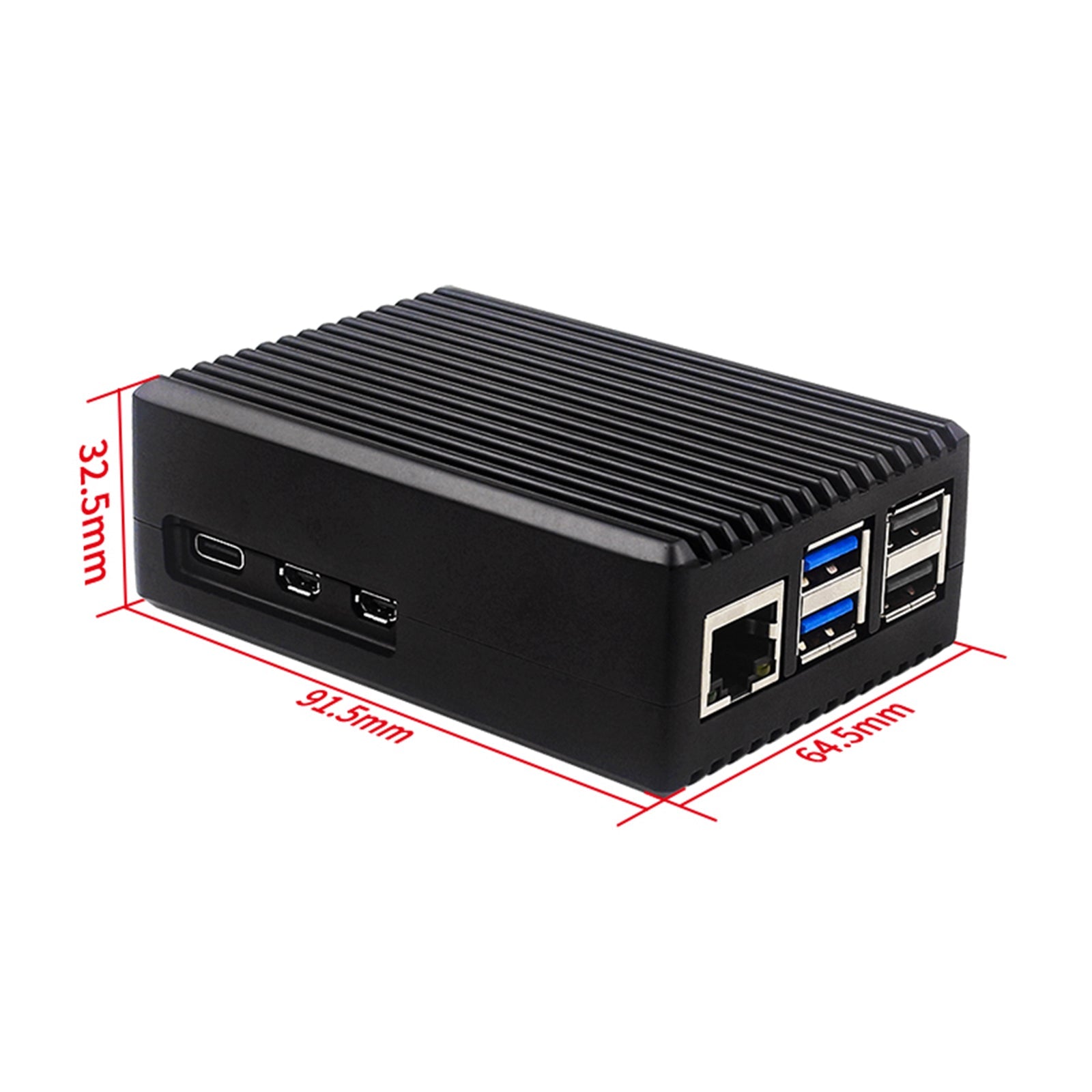 Passive Cooling Aluminum Shell Raspberry Pi5 Metal Shell Aluminum Alloy Box