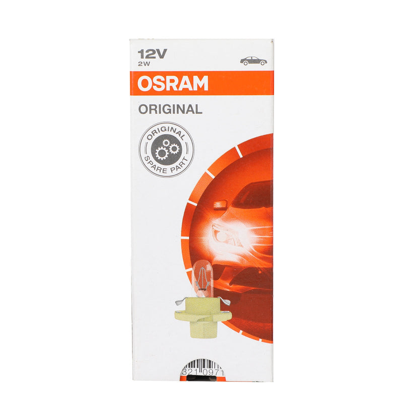 10x para luces de instrumentos originales de coche OSRAM 2352MFX6 12V 2W BX8.4d genérico